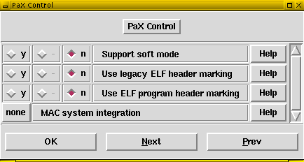 PaX control